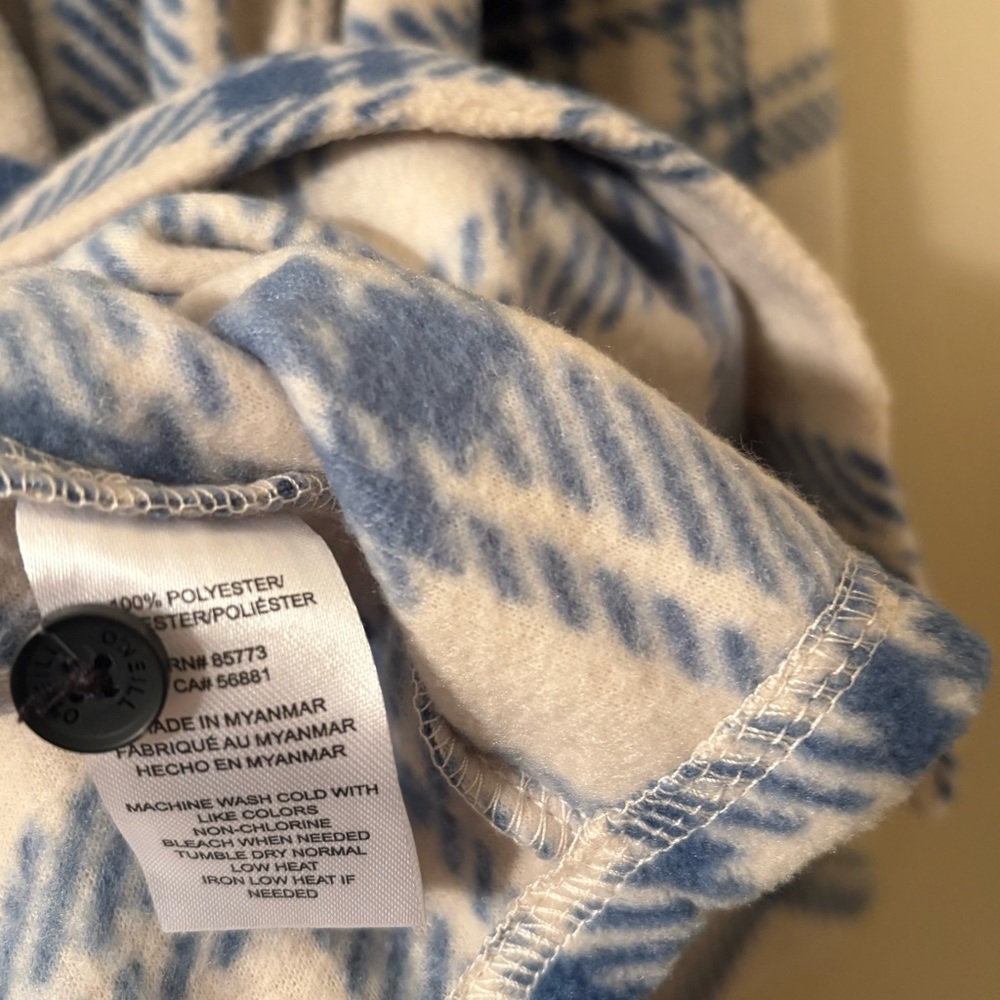 O'Neill Super Fleece Arctic Check Men’s Size Large - Picture 5 of 7